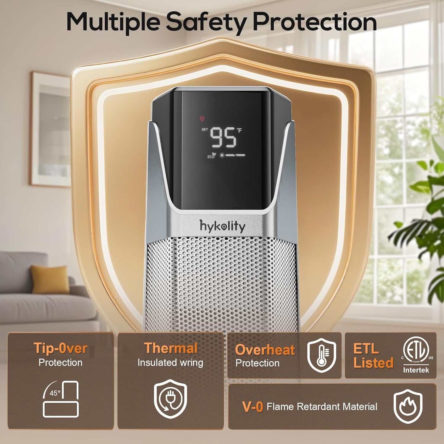 Hykolity Space Heater Large Room, 30